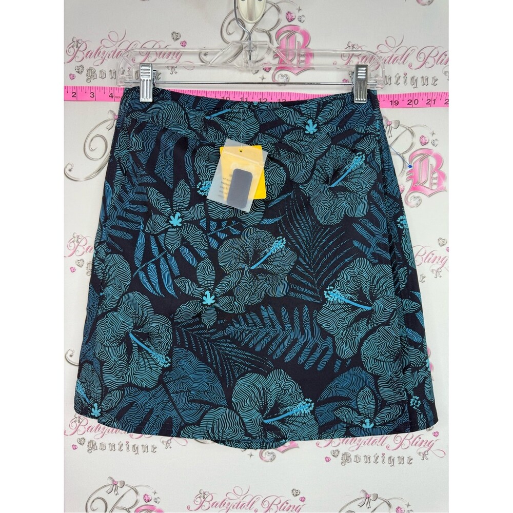 Ripskirt Hawaii skort skirt brand new with tags Blue Teal Floral Skort